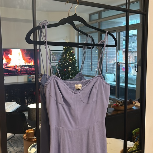 Lilac Aritizia Wilfred Mini Dress size 8 - Picture 5 of 5